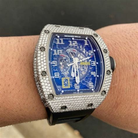 richard mille iced watch